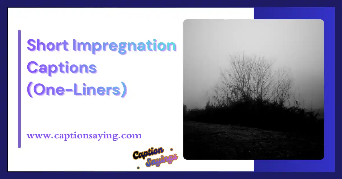 Short Impregnation Captions (One-Liners)