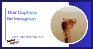 Thar Captions for Instagram