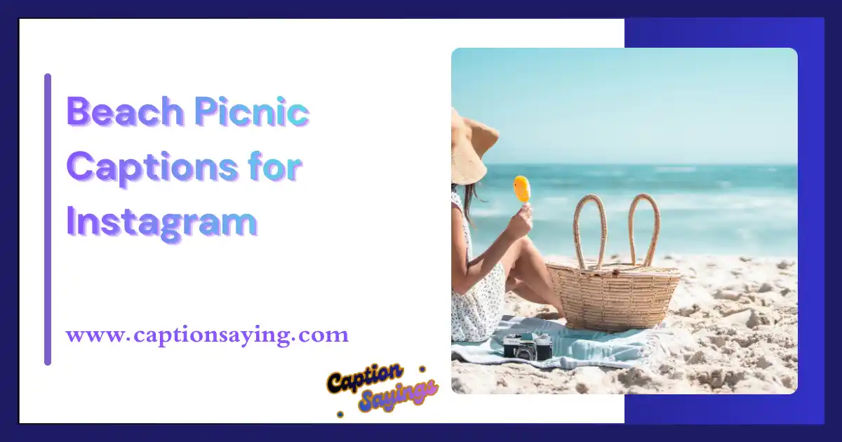 Beach Picnic Captions for Instagram