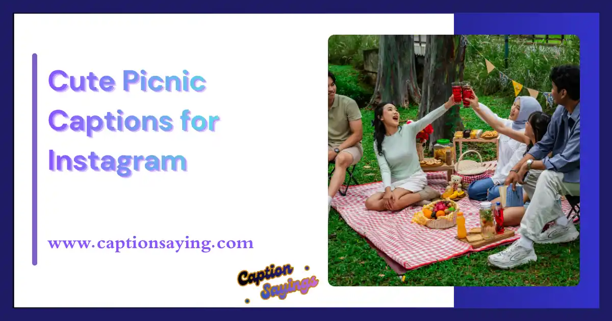 Cute Picnic Captions for Instagram