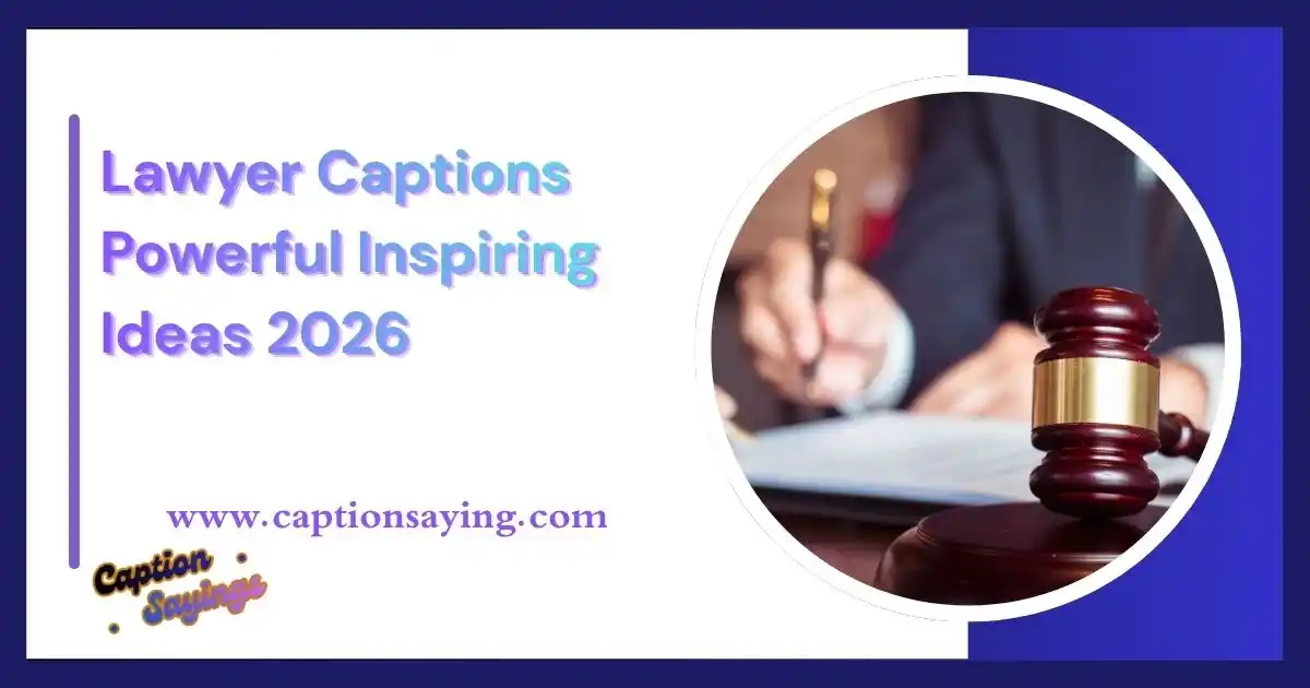 Lawyer Captions: Powerful Inspiring Ideas