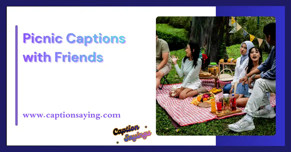 Picnic Captions with Friends