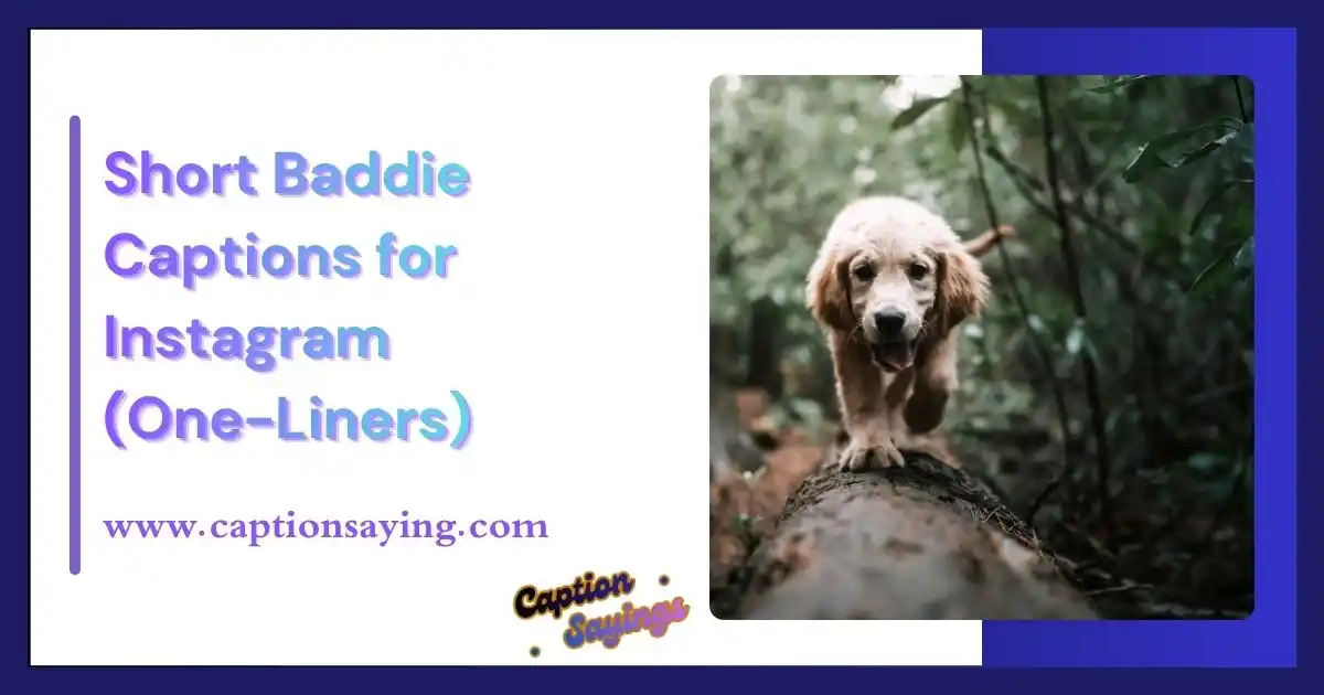 Short Baddie Captions for Instagram (One-Liners)