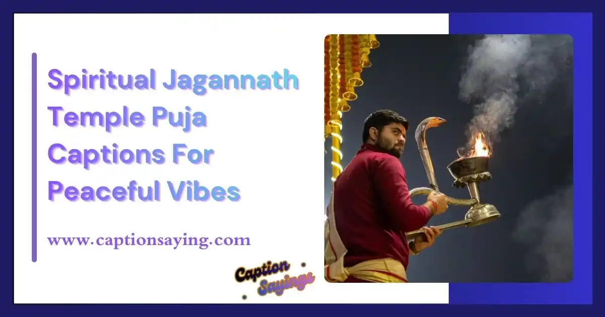 Spiritual Jagannath Temple Puja Captions For Peaceful Vibes