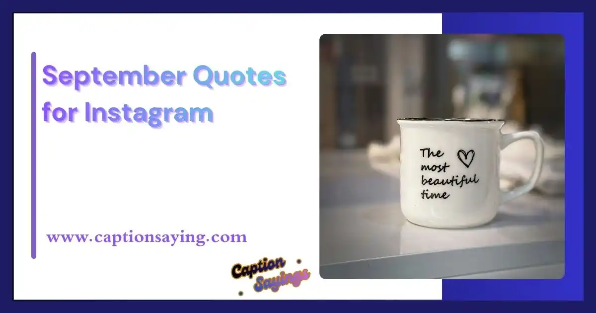 September Quotes for Instagram
