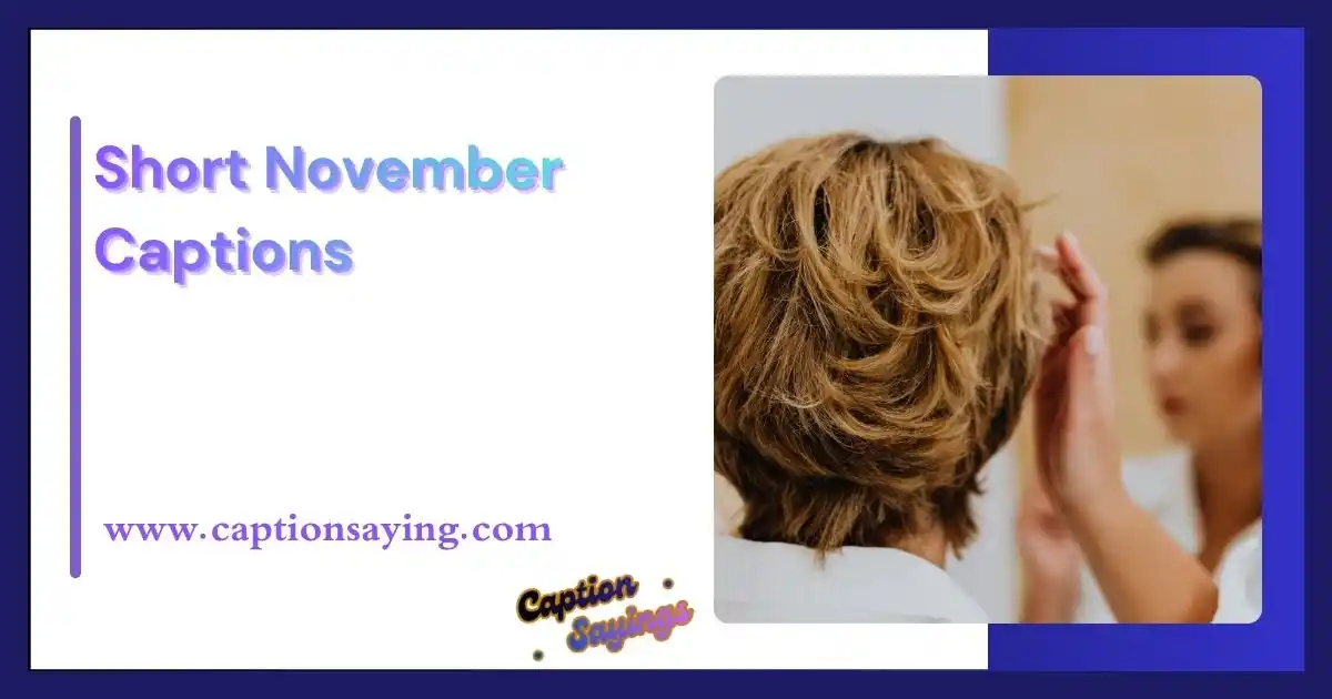 Short November Captions