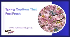 Spring Captions That Feel Fresh