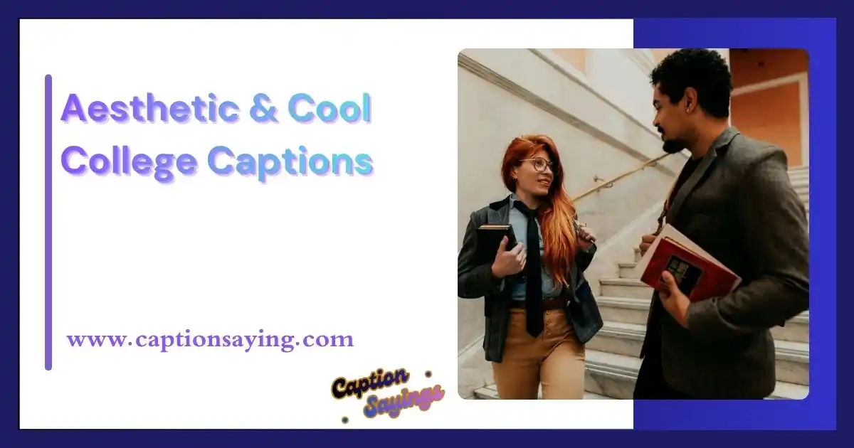 Aesthetic & Cool College Captions