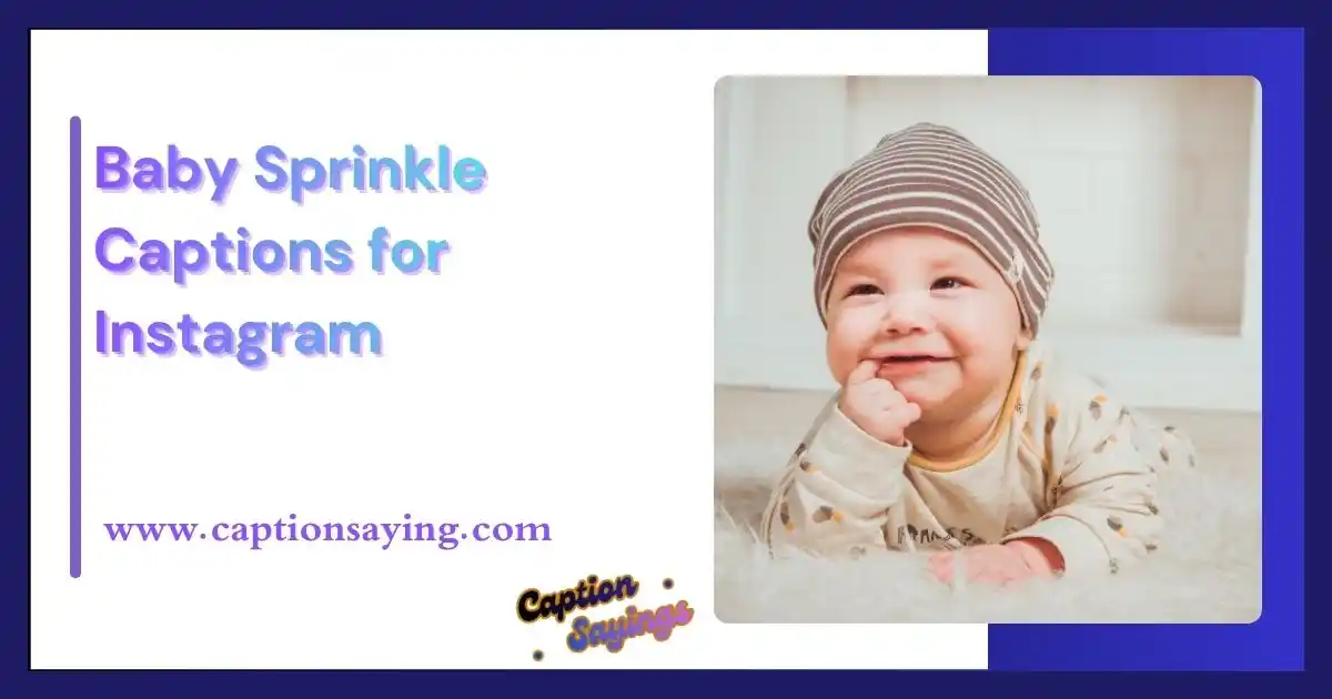 Baby Sprinkle Captions for Instagram