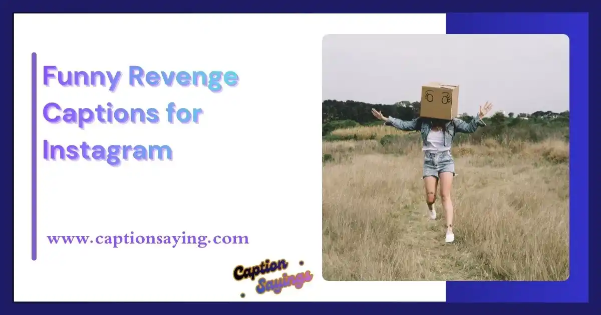 Funny Revenge Captions for Instagram