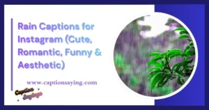 350+ Rain Captions for Instagram (Cute, Romantic, Funny & Aesthetic)