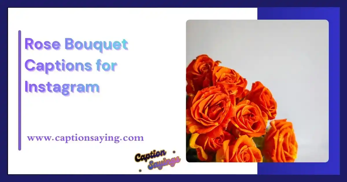 Rose Bouquet Captions for Instagram